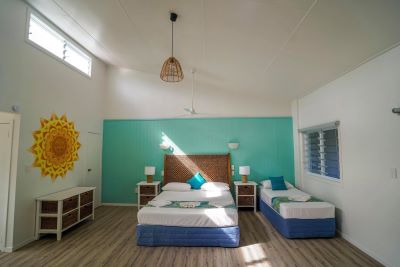 sleeps 3, spacious suites with high ceilings
